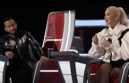 John Legend and Gwen Stefani on The Voice