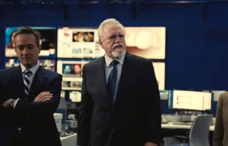 Matthew Macfadyen and Brian Cox in 'Succession' Season 4 for HBO
