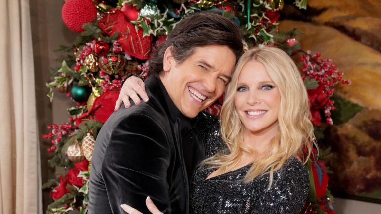 Michael Damian and Lauralee Bell in 'The Young and the Restless'